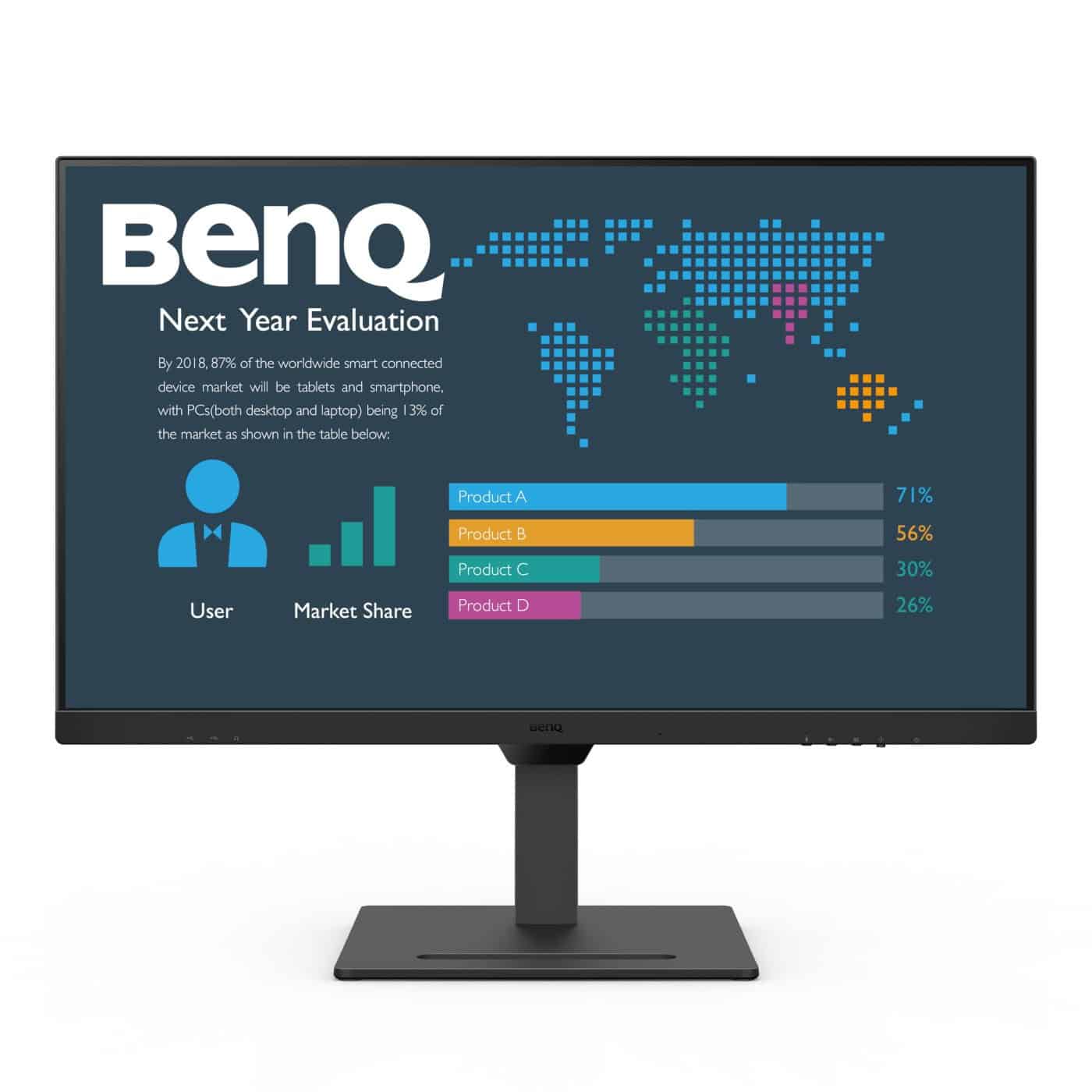 BenQ BL3290QT computer monitor 80 cm (31.5) 2560 x 1440 Pixels Quad HD LED Zwart (9H.LLMLA.TPE) thumbnail