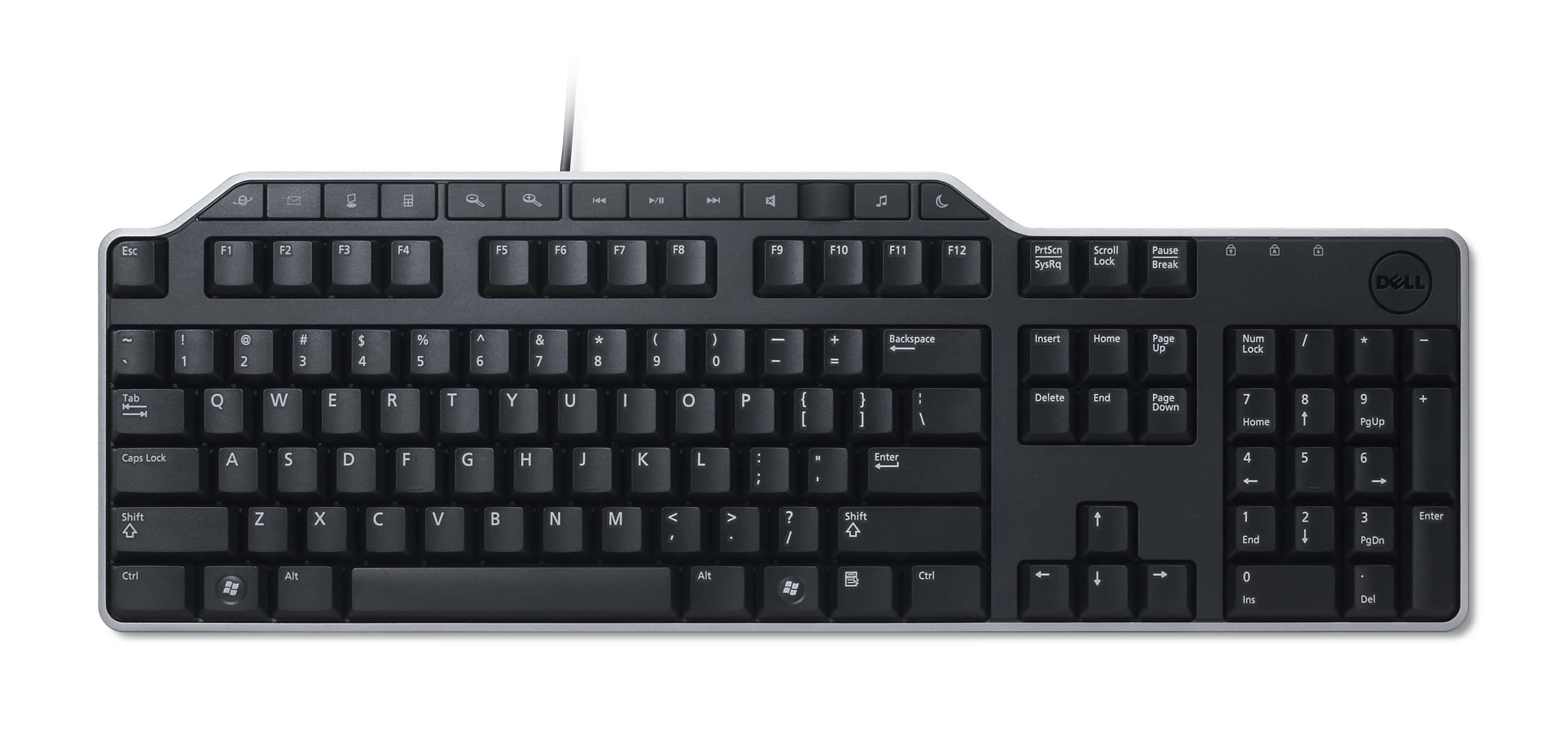 DELL KB522 toetsenbord USB QWERTY US International Zwart (DELL-580-17667) thumbnail