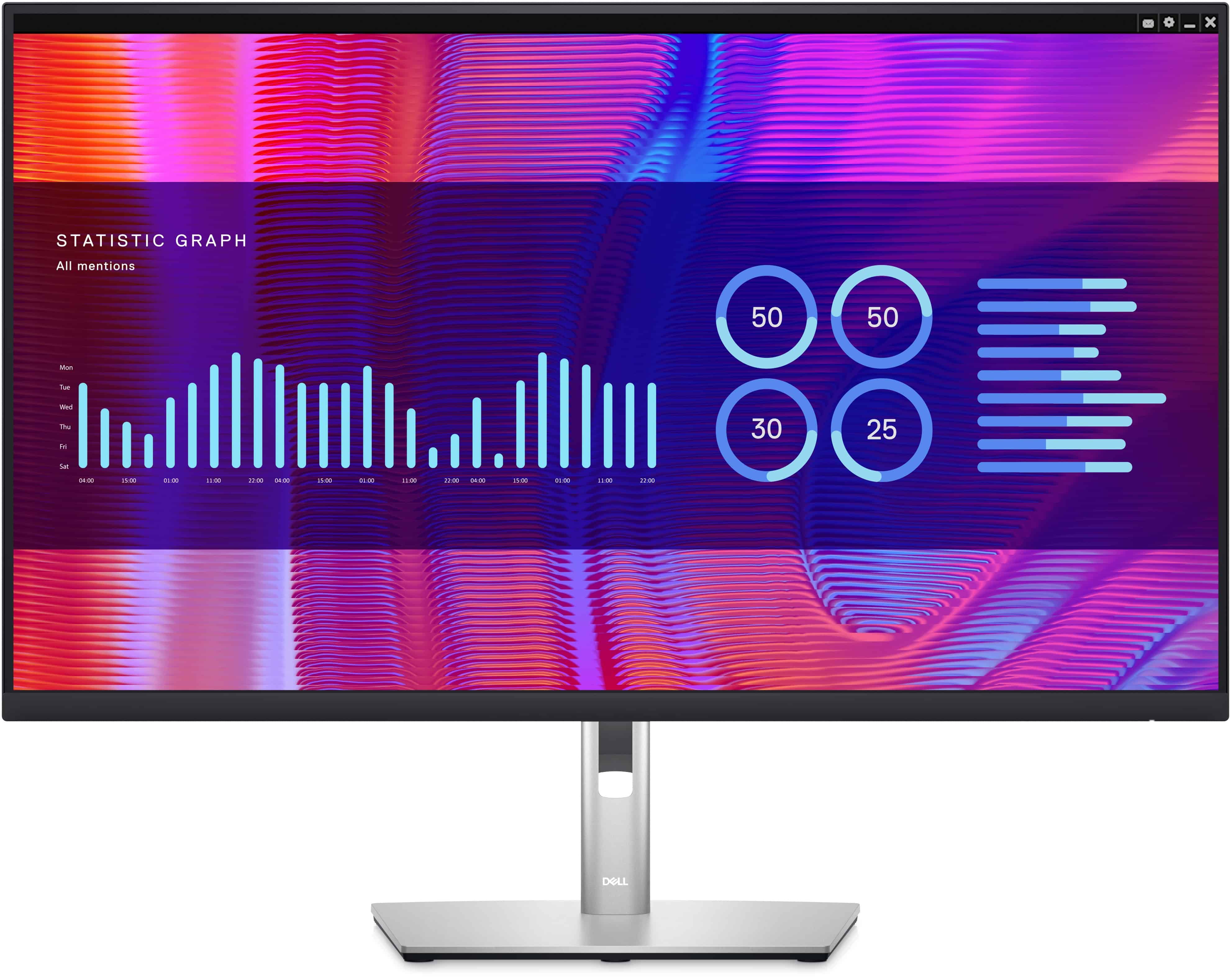 DELL P Series P3223DE LED display 80 cm (31.5) 2560 x 1440 Pixels Quad HD LCD Zwart (DELL-P3223DE) thumbnail
