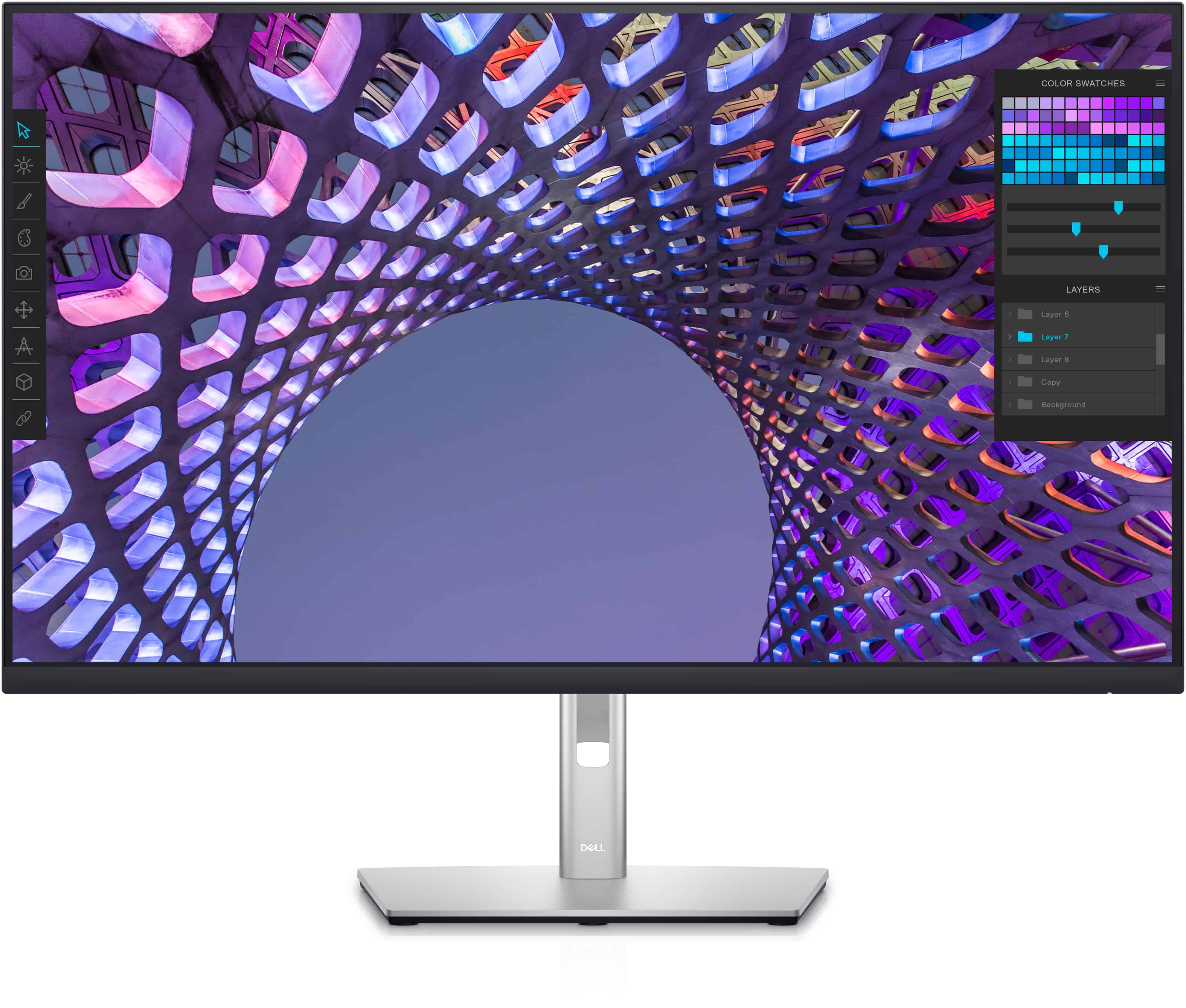 DELL P Series P3223QE 80 cm (31.5) 3840 x 2160 Pixels 4K Ultra HD LCD Zwart (DELL-P3223QE) thumbnail