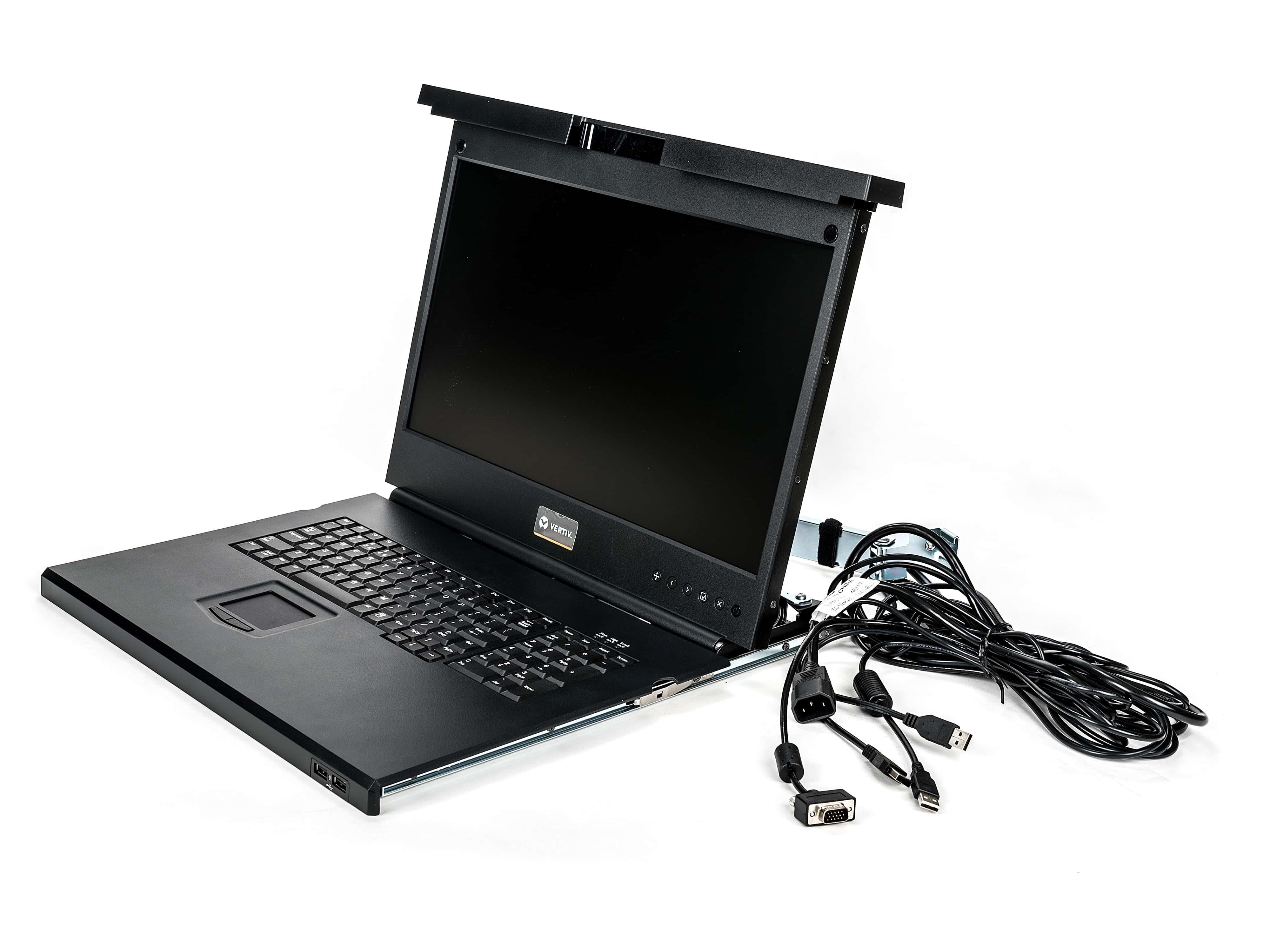 Vertiv Avocent 19”-LCD-console voor toegang tot lokale rack, USB KB, 2 USB PASS-GER (LRA185KMM-205) thumbnail