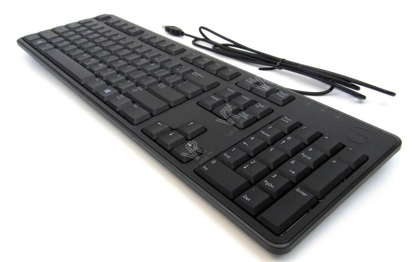 Dell USB Slim QuietKey Keyboard (UK) (DJ458) thumbnail