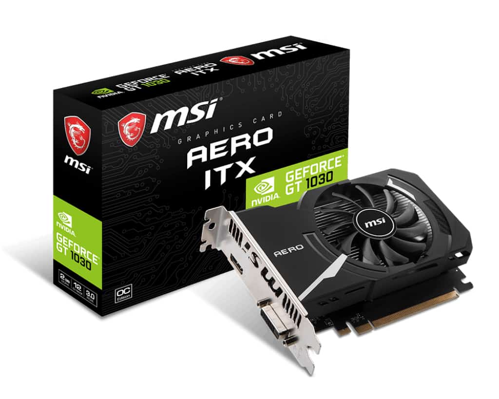 MSI GT 1030 AERO ITX 2GD4 OC (SMTL3USF) thumbnail