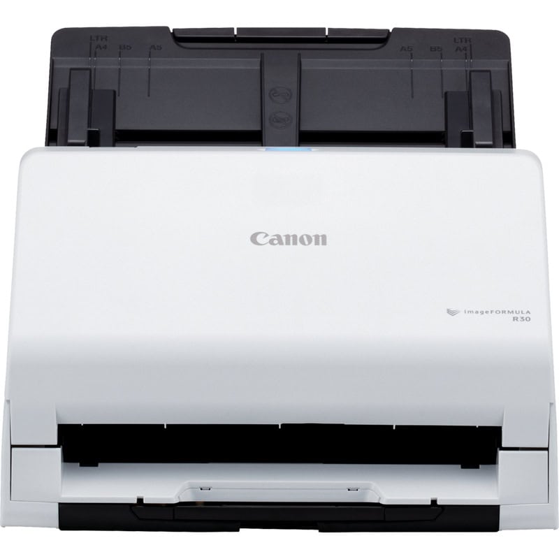 Canon imageFORMULA R30 Scanner met ADF + invoer voor losse vellen 600 x 600 DPI A4 Wit (6051C003) thumbnail