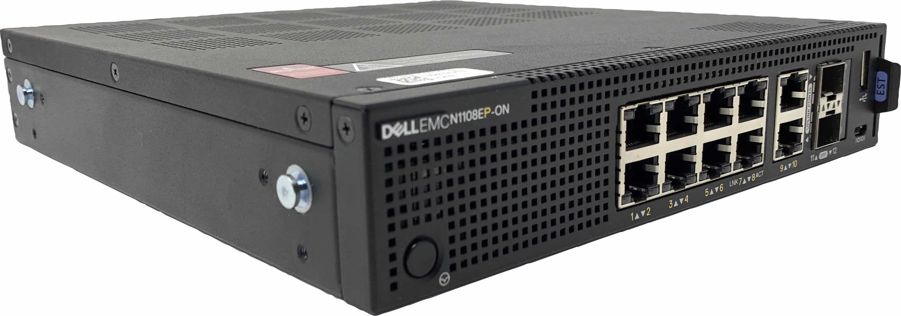 DELL N-Series N1108EP-ON Managed L2 Gigabit Ethernet (10/100/1000) Power over Ethernet (PoE) 1U Zwart (210-ARYH) thumbnail
