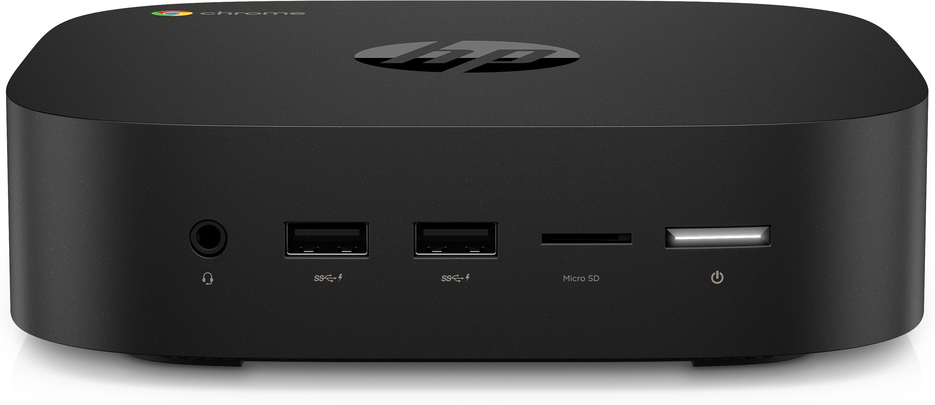 HP Chromebox G2 Intel® Core™ i7 i7-8650U 16 GB DDR4-SDRAM 64 GB SSD ChromeOS Mini PC Zwart (4LT52EA#ABH) thumbnail
