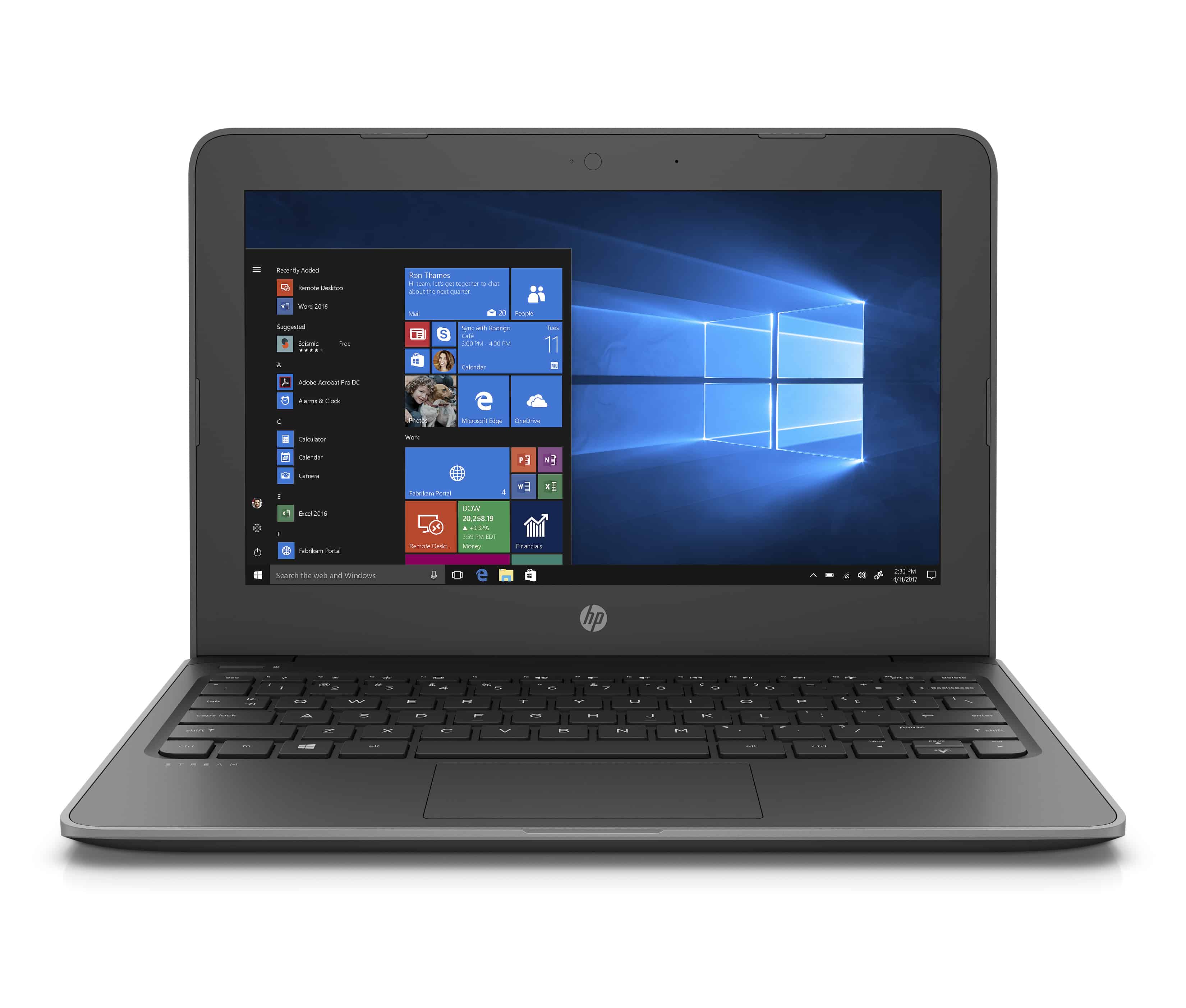 HP Stream 11 Pro G5 Laptop 29,5 cm (11.6) HD Intel® Celeron® N4100 4 GB DDR4-SDRAM 64 GB eMMC Wi-Fi 5 (802.11ac) Windows 10 Home Grijs (6EB91EA#ABH) thumbnail HP Stream 11 Pro G5 Laptop 29,5 cm (11.6) HD Intel® Celeron® N4100 4 GB DDR4-SDRAM 64 GB eMMC Wi-Fi 5 (802.11ac) Windows 10 Home Grijs (6EB91EA#ABH) thumbnail