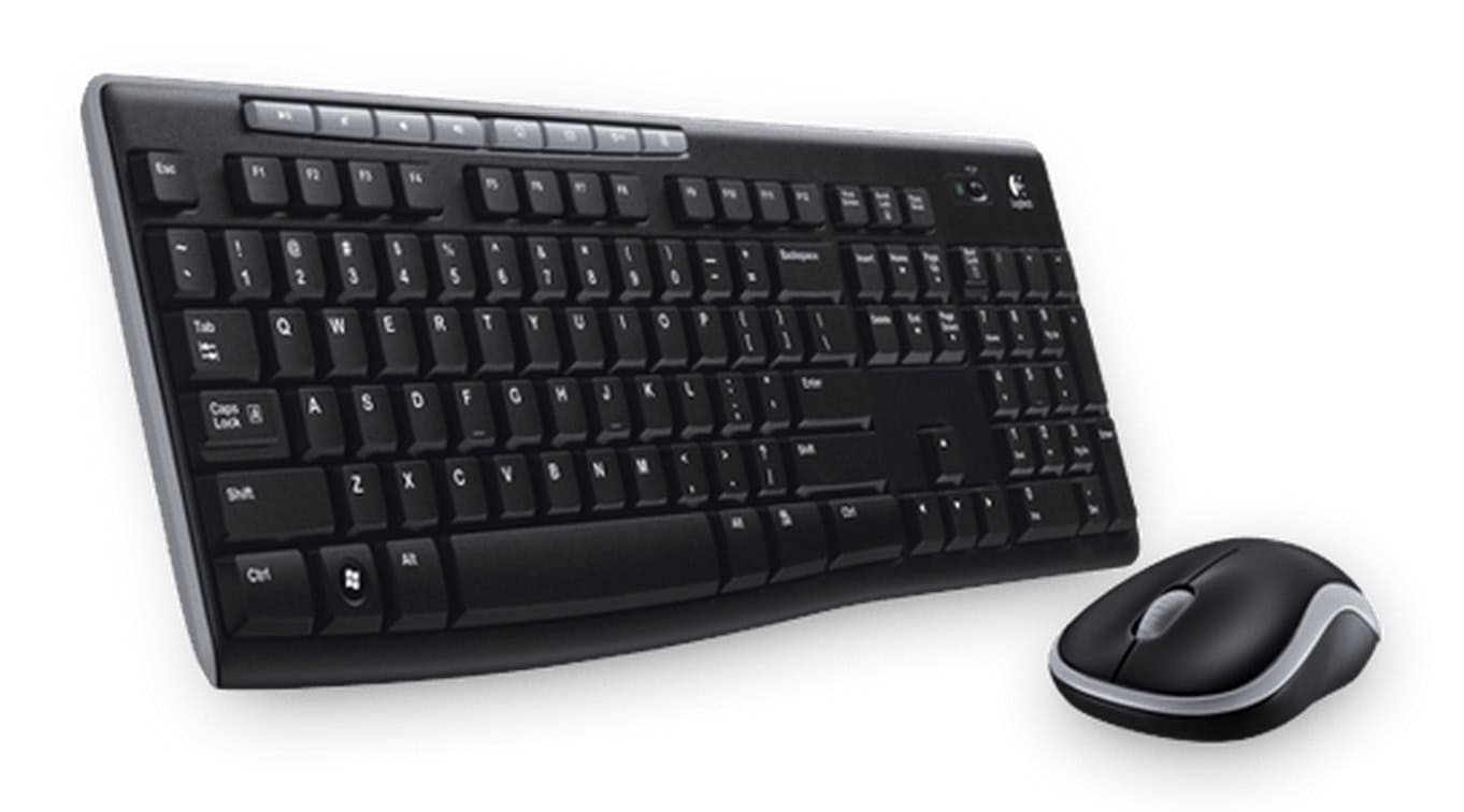 Logitech Wireless Combo MK270 toetsenbord Inclusief muis RF Draadloos Hebreeuws Zwart (920-004522) thumbnail