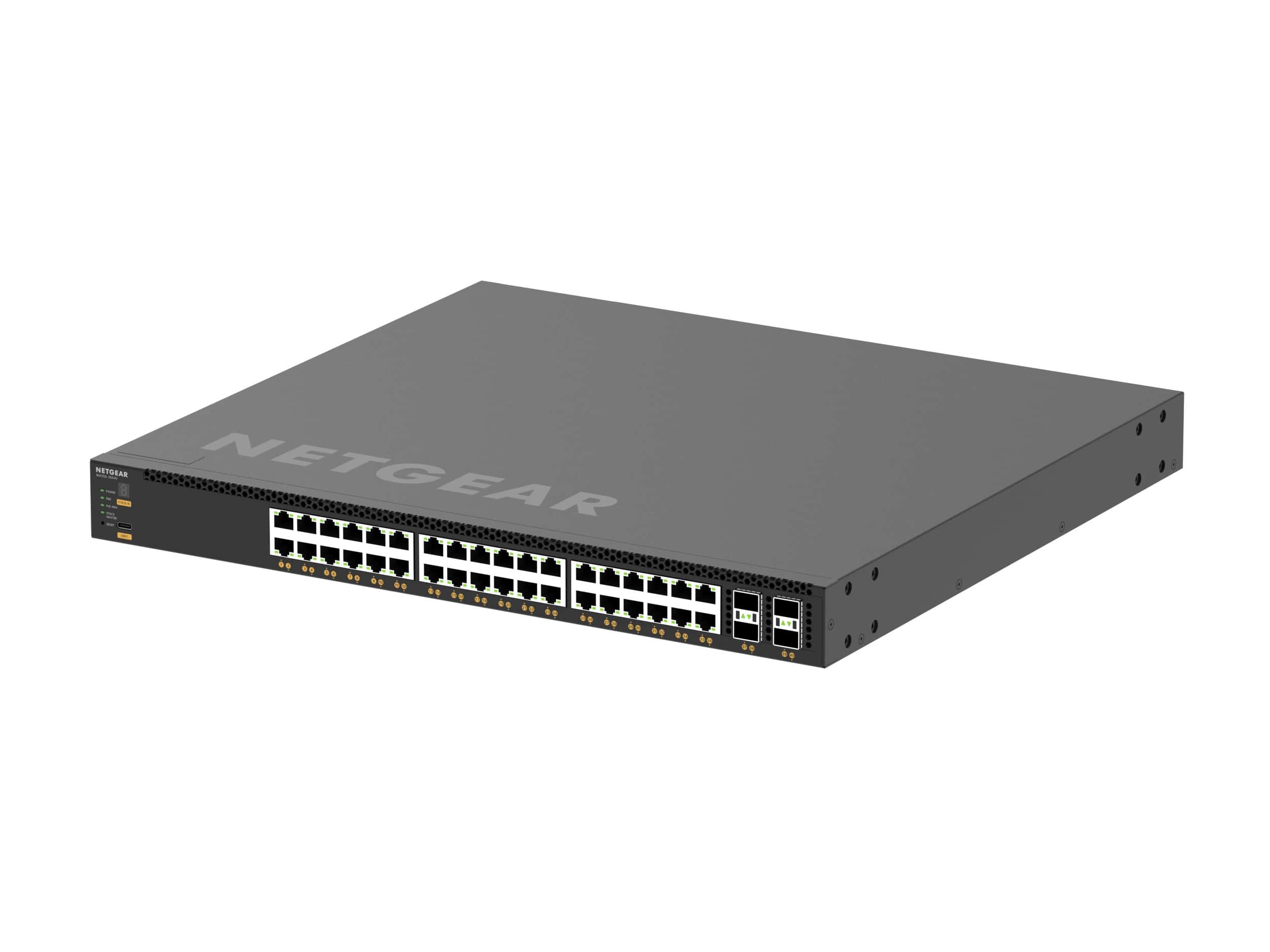 NETGEAR M4350-36X4V Managed L3 10G Ethernet (100/1000/10000) Power over Ethernet (PoE) 1U Zwart (XSM4340CV-100NES) thumbnail