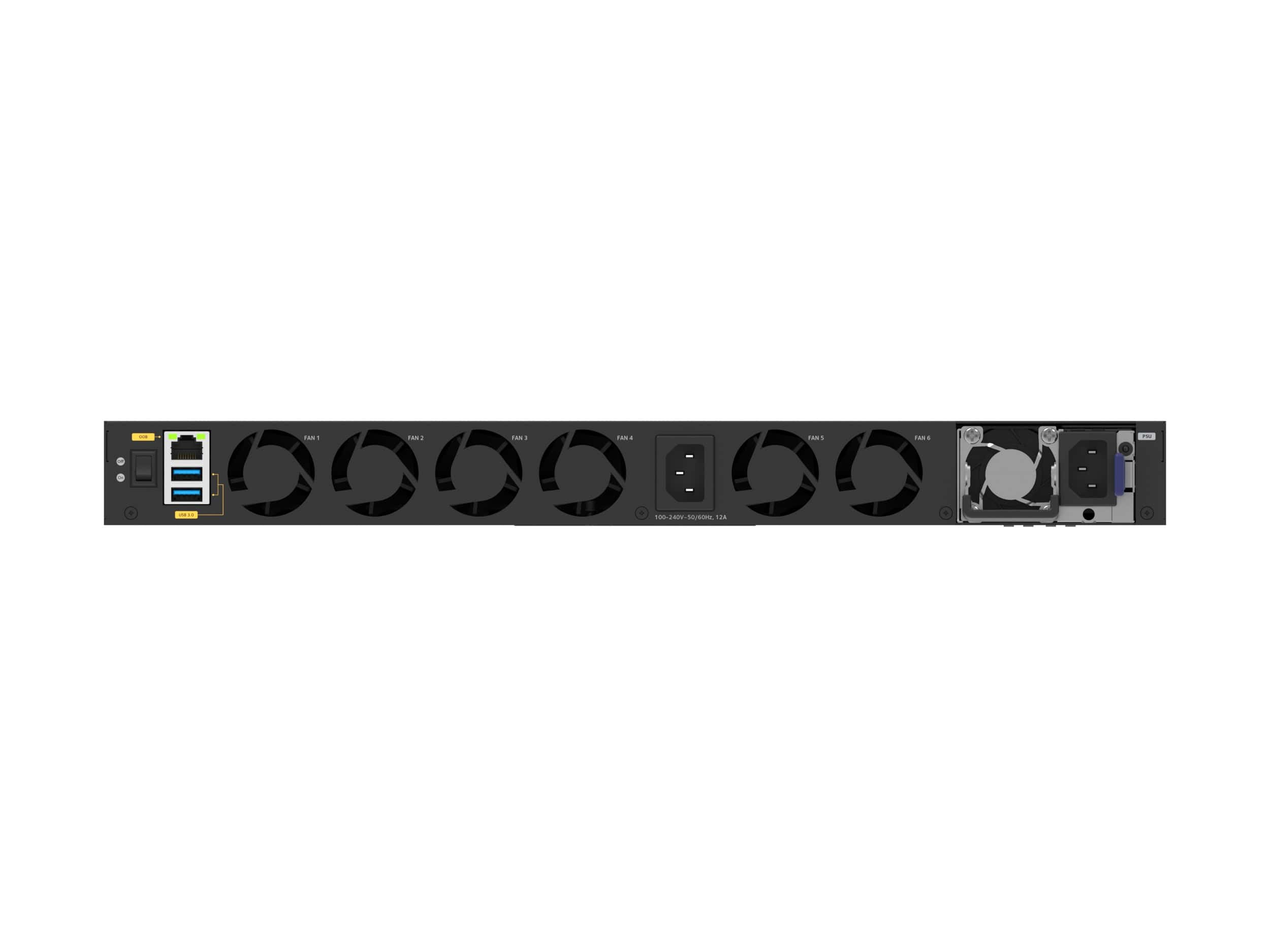 NETGEAR M4350-40X4C Managed L3 10G Ethernet (100/1000/10000) Power over Ethernet (PoE) 1U Zwart (XSM4344C-100NES) thumbnail