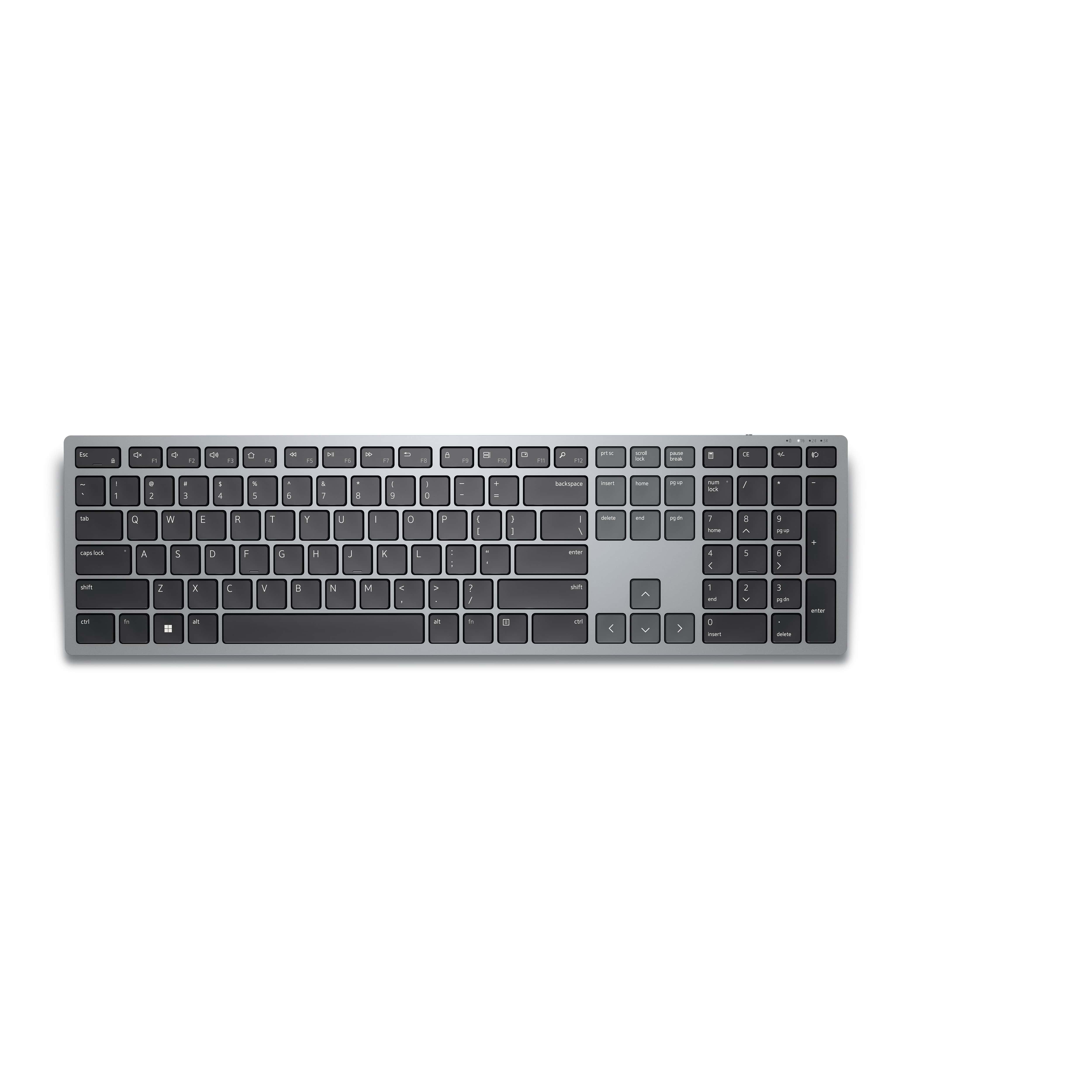 DELL KB700 toetsenbord Bluetooth QWERTY US International Grijs (KB700-GY-R-INT) thumbnail