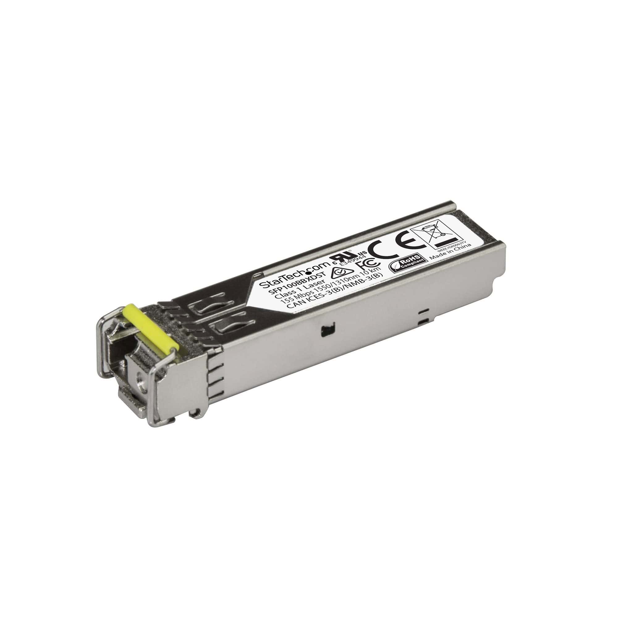 StarTech.com MSA conform transceiver module - 100BASE-BX (SFP100BBXDST) thumbnail