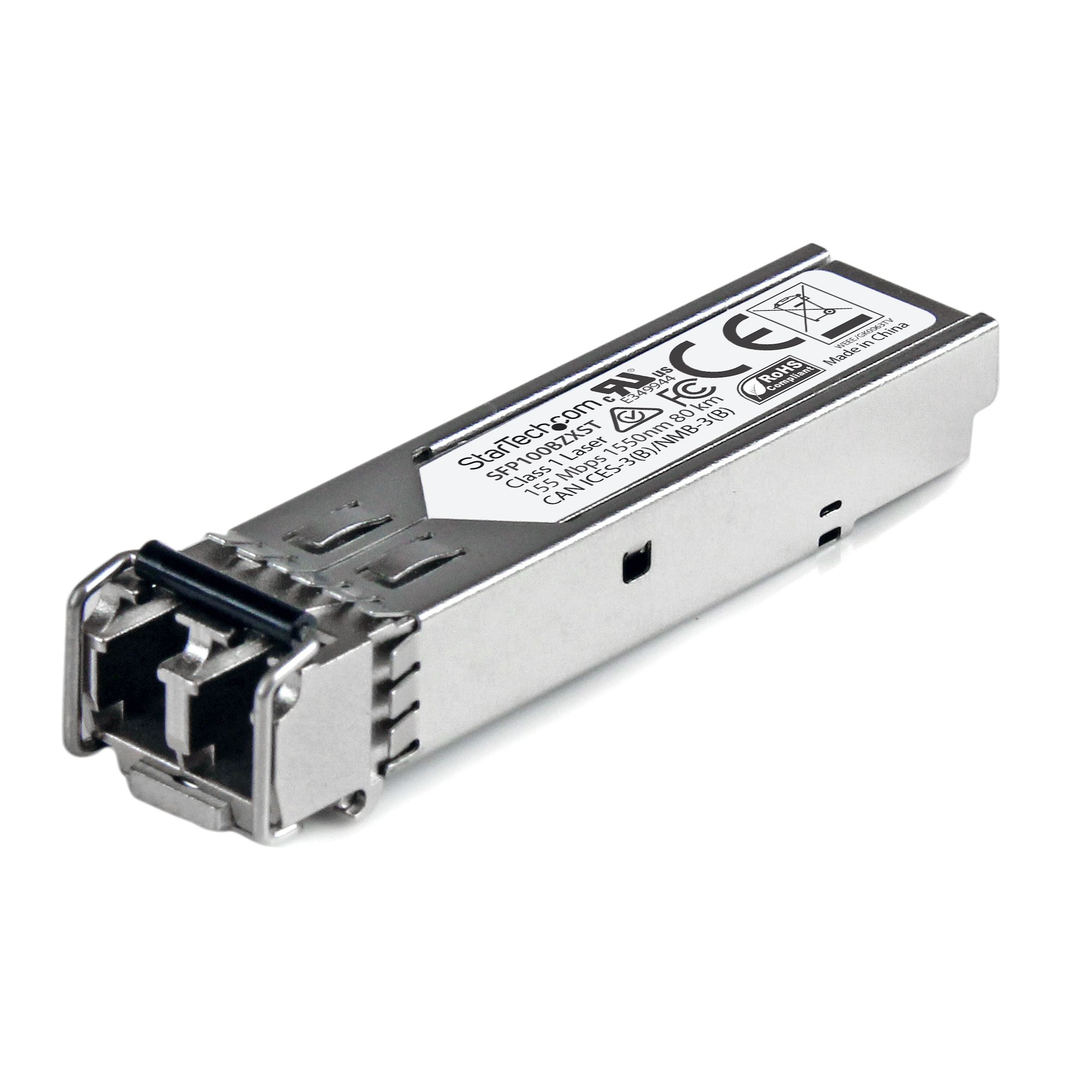 StarTech.com MSA conform transceiver module - 100BASE-ZX (SFP100BZXST) thumbnail
