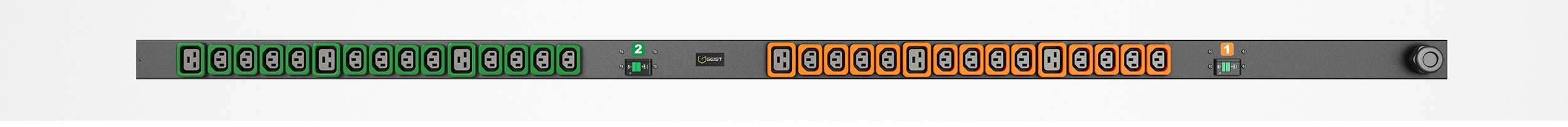 Vertiv GXPB306-103PN6PS6-LP-IP44 energiedistributie 30 AC-uitgang(en) Zwart (G1650L) thumbnail