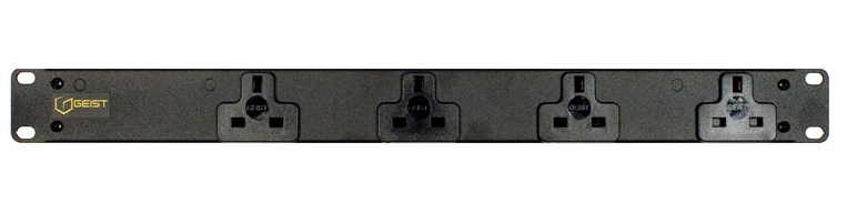 Vertiv EGXPRN042-103UKLPS6-IP44 energiedistributie 4 AC-uitgang(en) Zwart (G2166) thumbnail