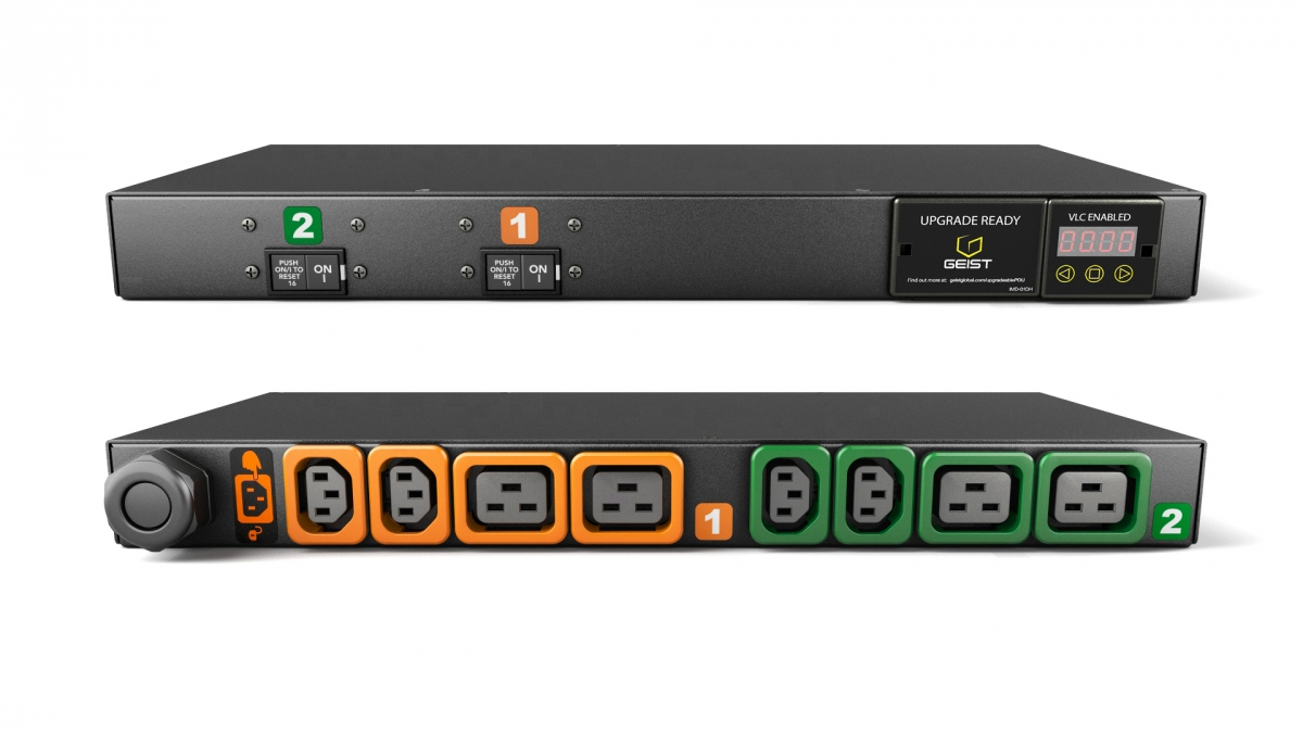 Vertiv MG01D1R1-08P443-3PS6C2H10-S energiedistributie 8 AC-uitgang(en) 1U Zwart (GI10054L) thumbnail