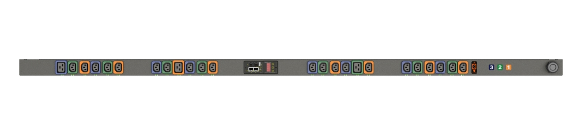 Vertiv Geist GU30001L energiedistributie 24 AC-uitgang(en) 0U Zwart (GU30001L) thumbnail