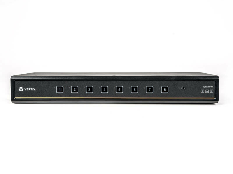 Vertiv SC985DPH-400 KVM-switch Rack-montage Zwart (SCBL10CR) thumbnail