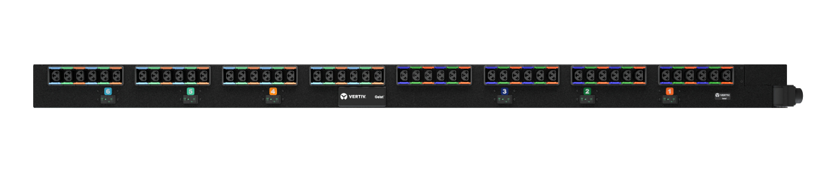 Vertiv U1079 energiedistributie 48 AC-uitgang(en) 0U Zwart (U1079) thumbnail