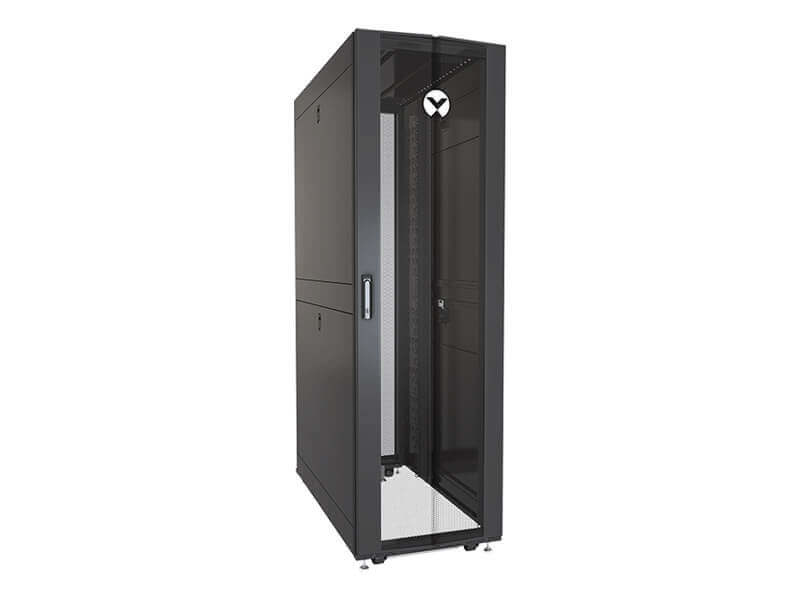 Vertiv VR Rack 3300 42U Vrijstaande rek Zwart (VR3300-007) thumbnail