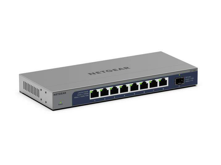 NETGEAR GS108X Unmanaged L2 Gigabit Ethernet (10/100/1000) Grijs (GS108X-100EUS) thumbnail