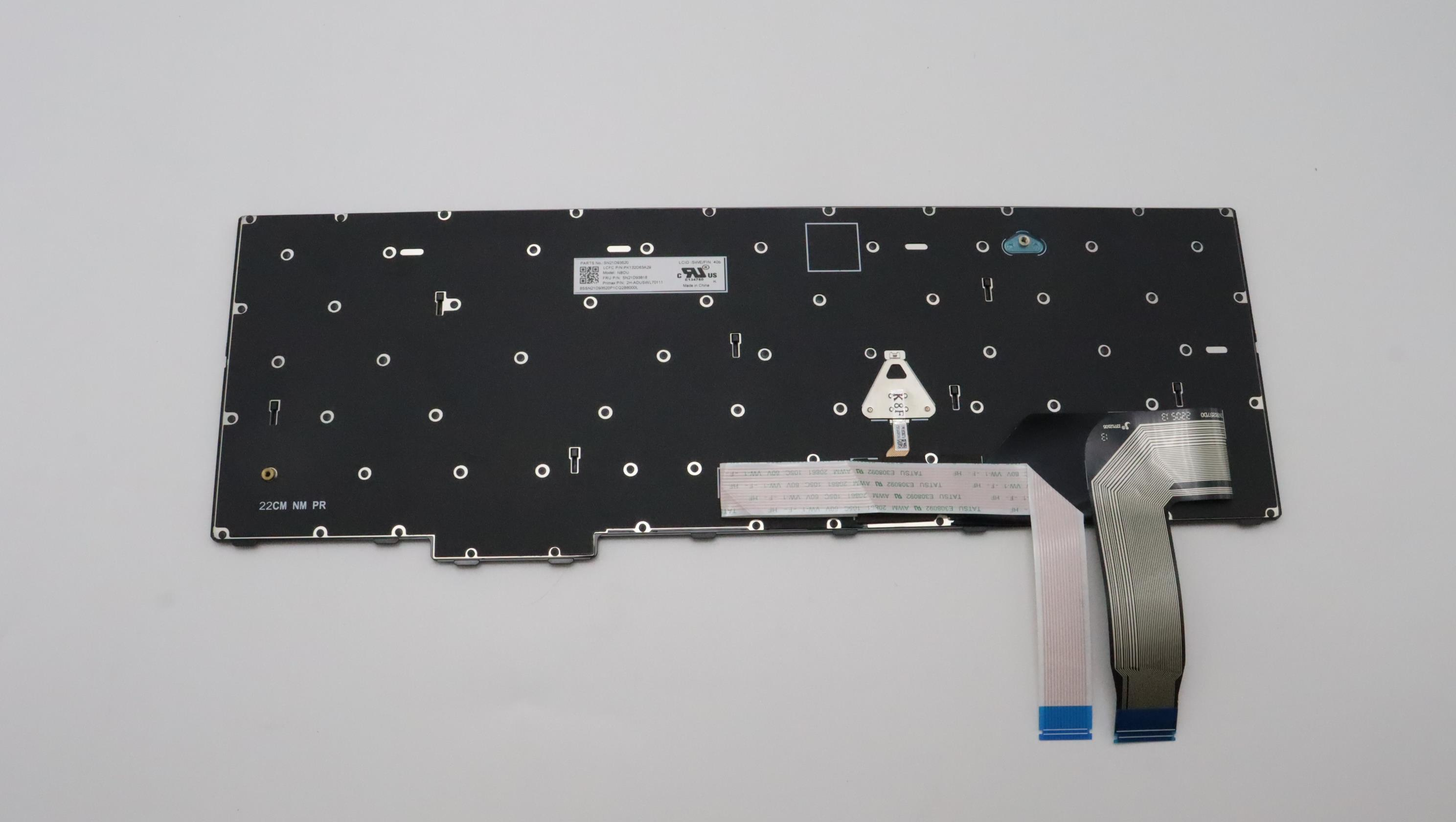 Lenovo 5N21D93785 laptop reserve-onderdeel Toetsenbord (5N21D93785) thumbnail