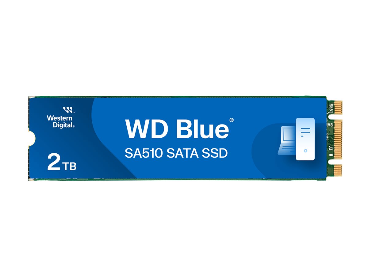 Western Digital WD Blue SA510 - SSD - 2 TB - intern - M.2 2280 - SATA 6Gb/s (WDS200T3B0B) (WDS200T3B0B) thumbnail