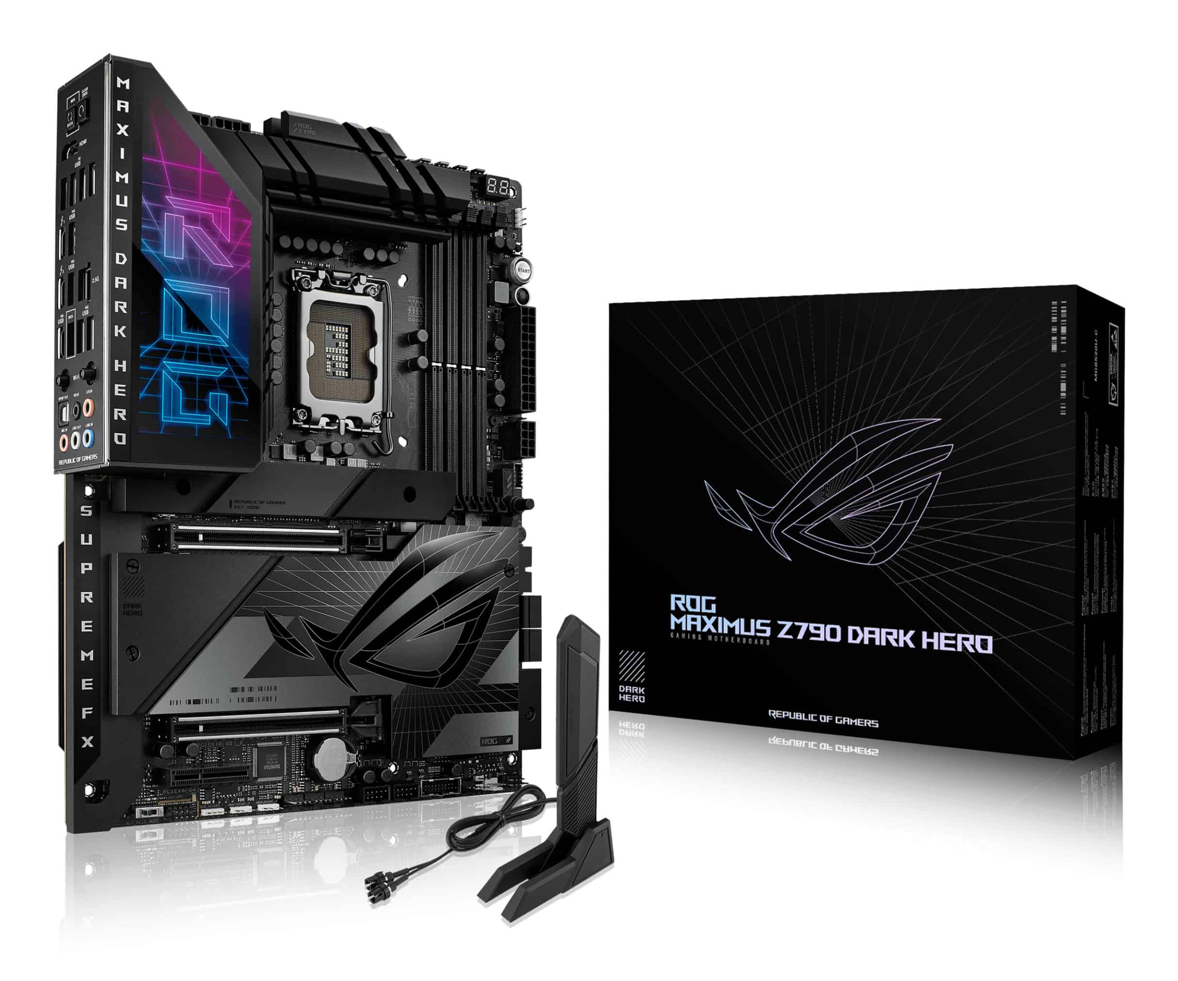 ASUS ROG MAXIMUS Z790 DARK HERO Intel Z790 LGA 1700 ATX (90MB1F90-M0EAY0) thumbnail