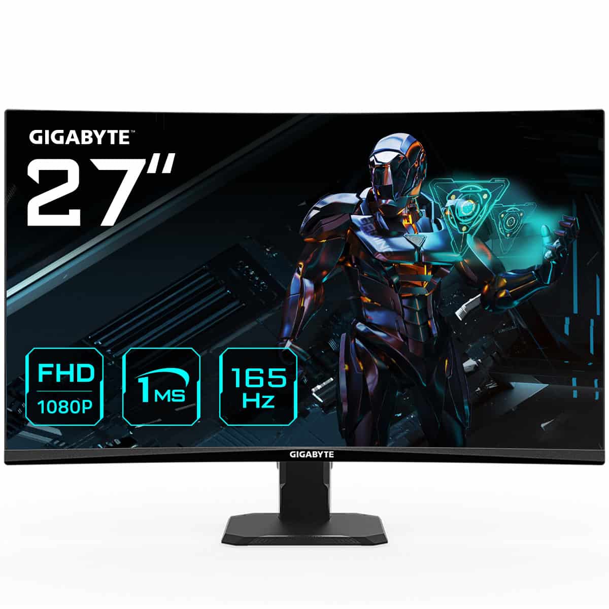 GIGABYTE GS27F computer monitor 68,6 cm (27") 1920 x 1080 Pixels Full HD LCD Zwart (GS27F) thumbnail