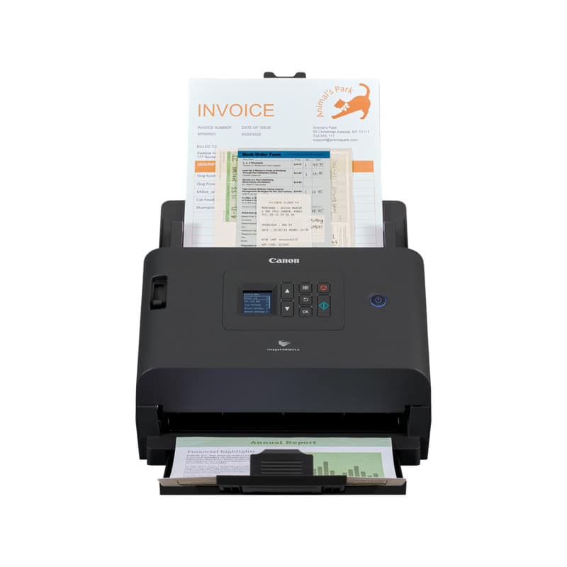 Canon imageFORMULA DR-S250N Paginascanner 600 x 600 DPI A4 Zwart (6383C003) thumbnail