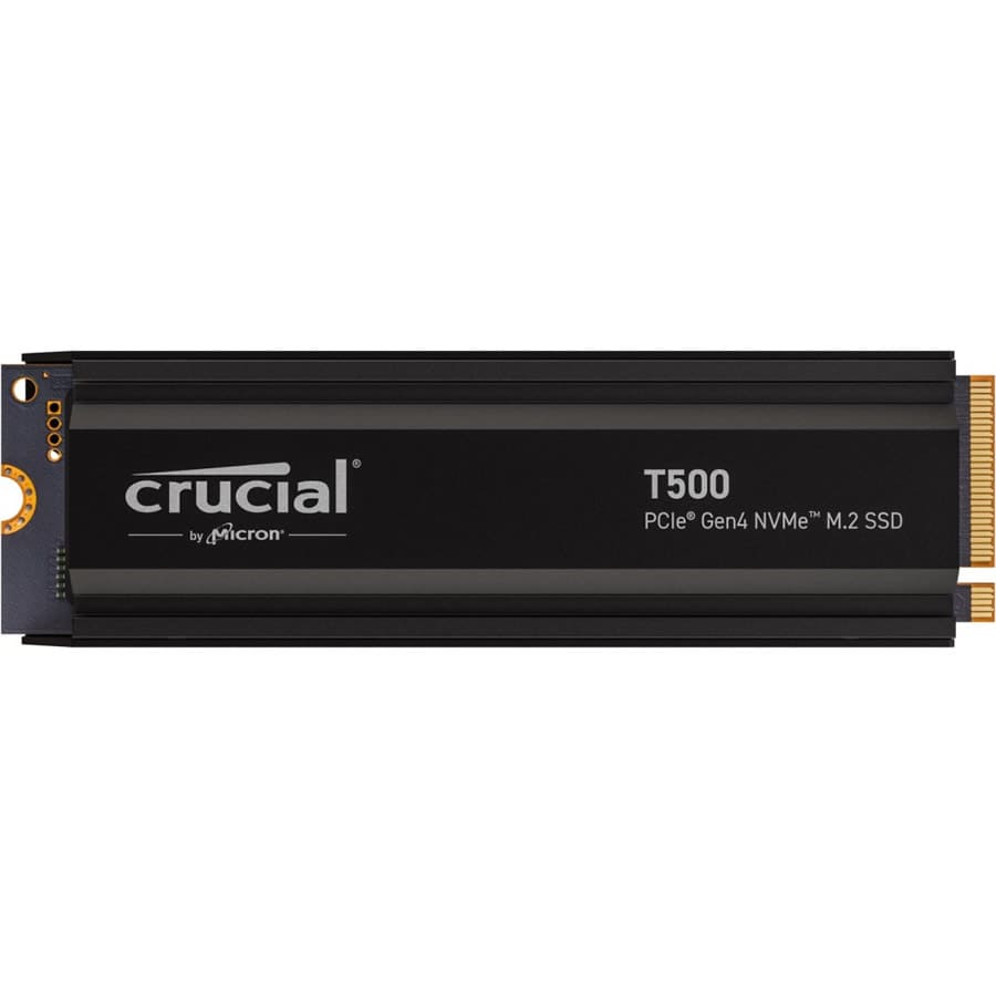 Crucial CT1000T500SSD5 1TB NVMe SSD with Heatsink (CT1000T500SSD5) thumbnail