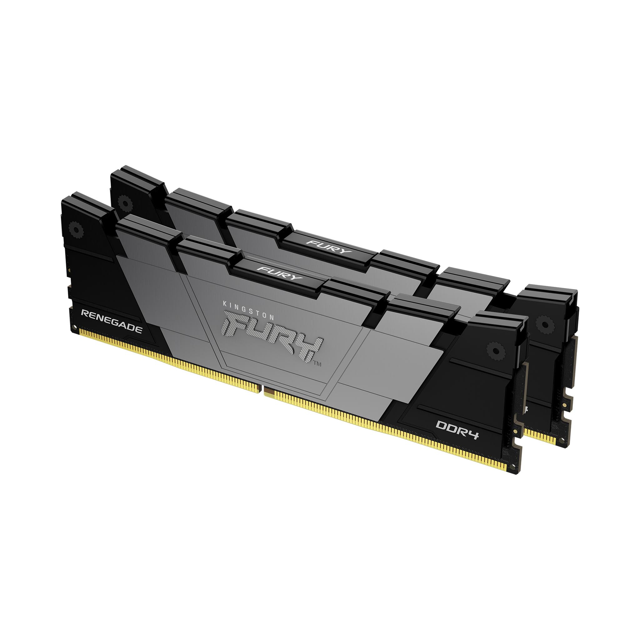 Kingston Technology FURY 16GB 3200MT/s DDR4 CL16 DIMM (set van 2) Renegade Zwart (KF432C16RB2K2/16) thumbnail