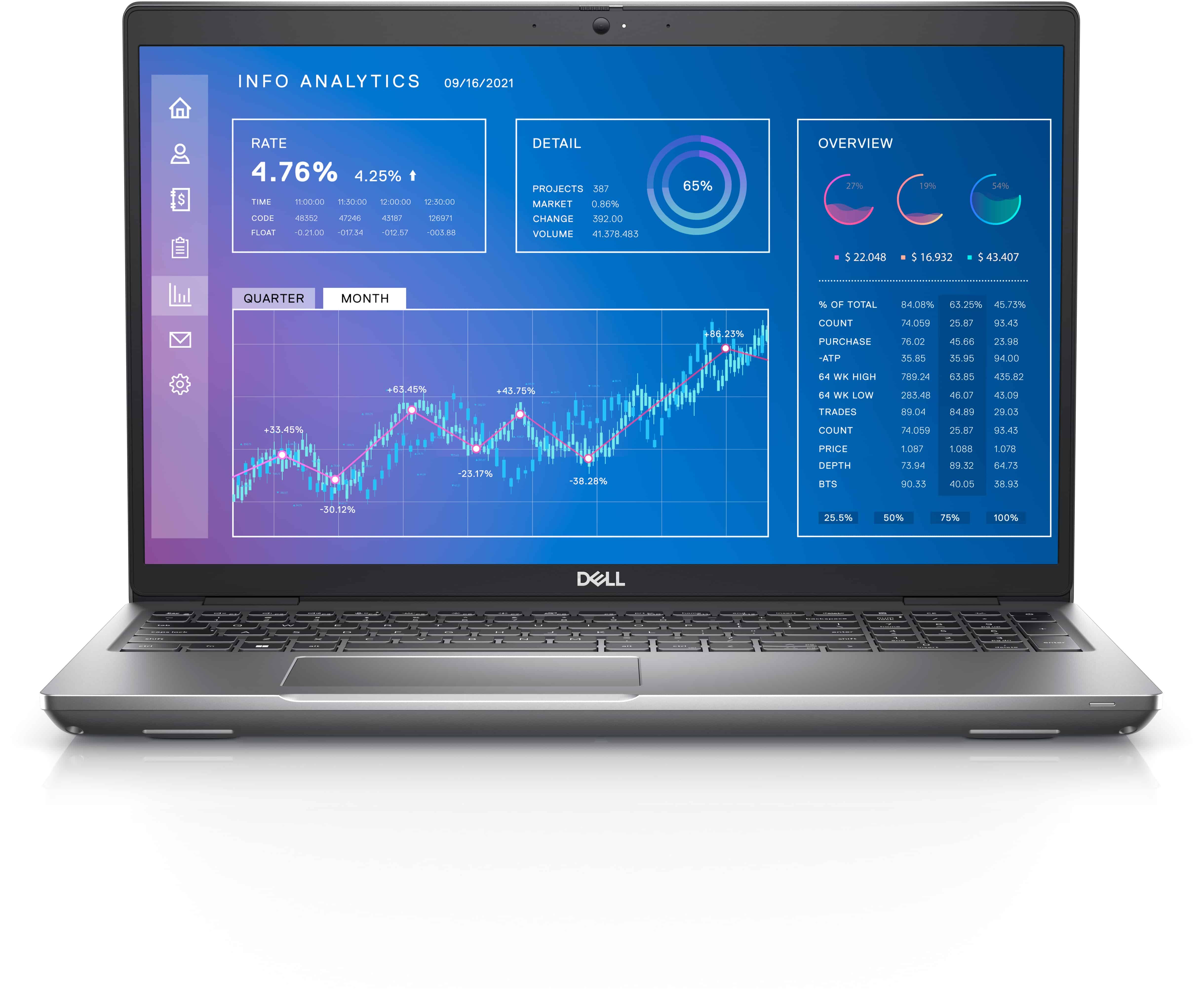 DELL Precision 3571 i7-12700H Mobiel werkstation 39,6 cm (15.6) Full HD Intel® Core™ i7 16 GB DDR5-SDRAM 512 GB SSD NVIDIA T600 Wi-Fi 6E (802.11ax) Windows 10 Pro Grijs (VRY4C) thumbnail