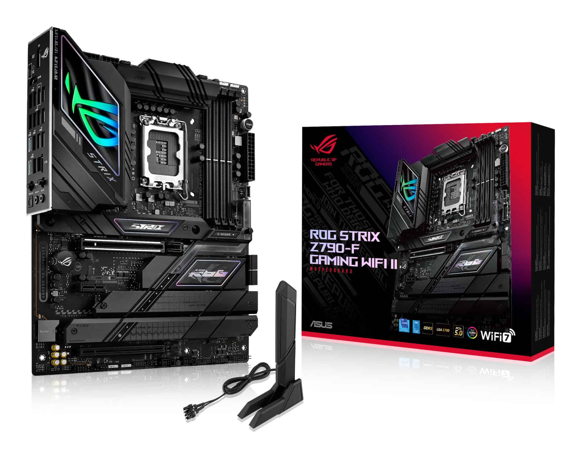 ASUS ROG STRIX Z790-F GAMING WIFI II Intel Z790 LGA 1700 ATX (90MB1FM0-M0EAY0) thumbnail
