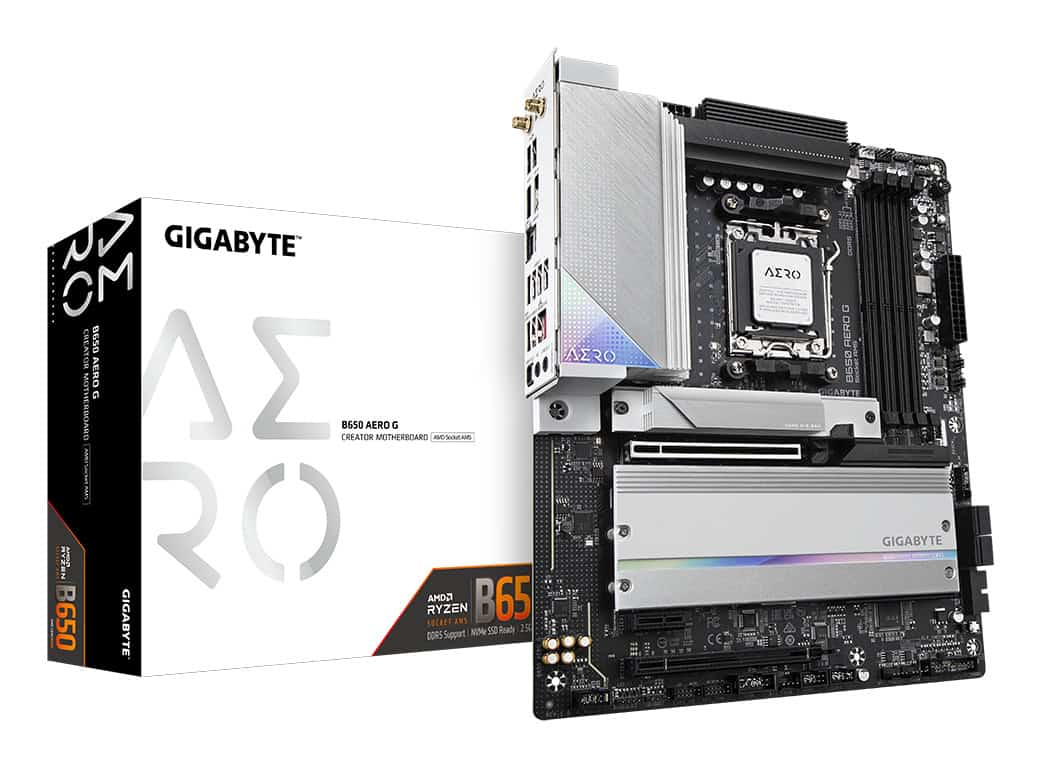 GIGABYTE B650 AERO G moederbord AMD B650 Socket AM5 ATX (B650 AERO G) thumbnail