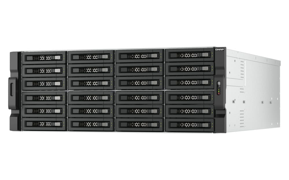 QNAP TL-R2400PES-RP behuizing voor opslagstations HDD-/SSD-behuizing Zwart, Grijs 2.5/3.5 (TL-R2400PES-RP) thumbnail