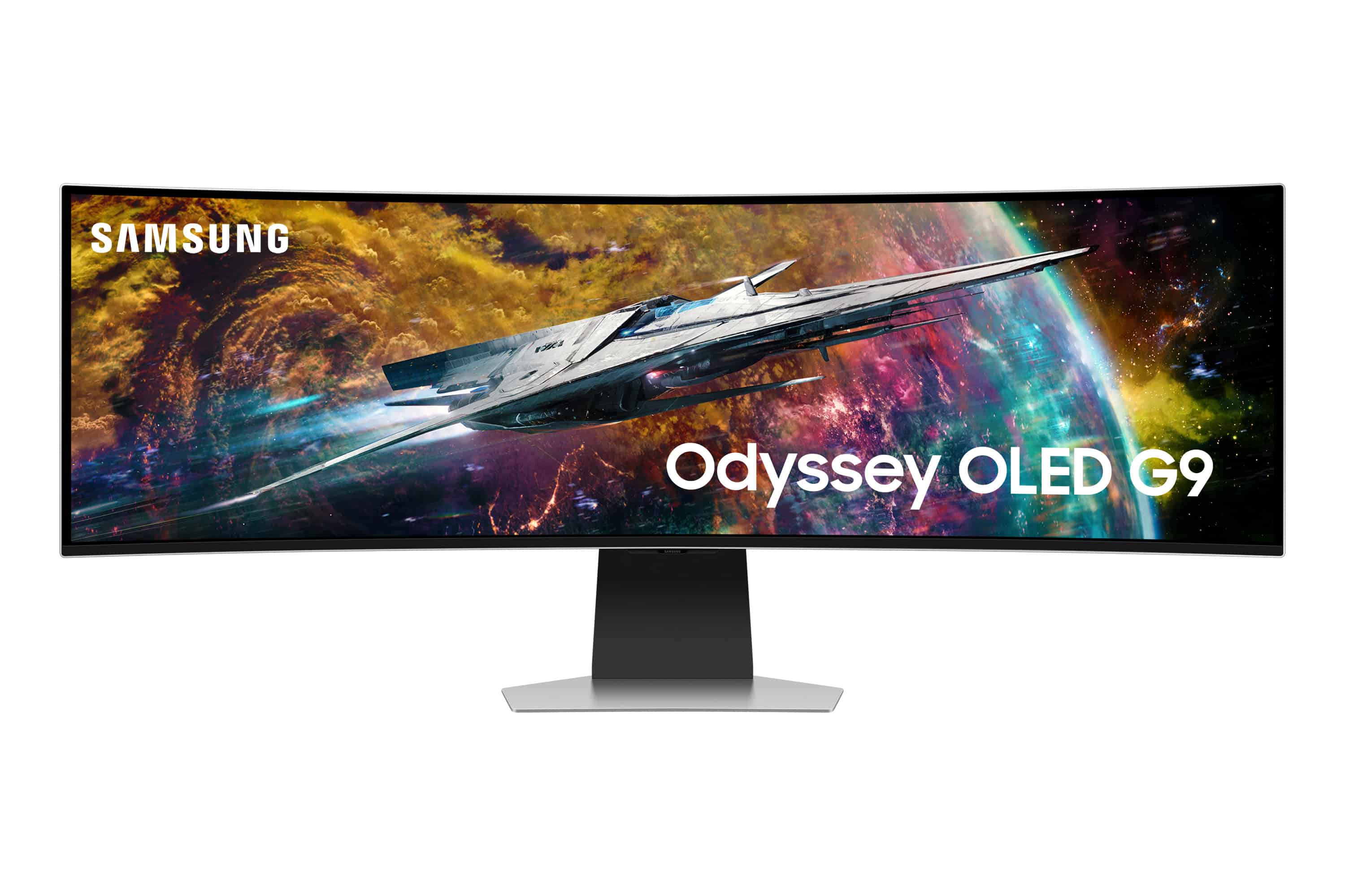 Samsung Odyssey G95SC computer monitor 124,5 cm (49) 5120 x 1440 Pixels Dual QHD OLED Zilver (LS49CG950SUXEN) thumbnail