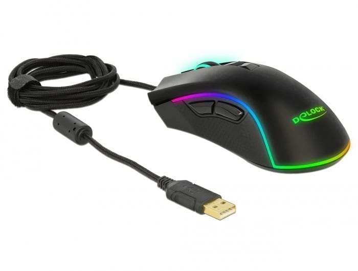 DeLOCK 12670 muis Rechtshandig USB Type-A Optisch 10000 DPI (12670) thumbnail
