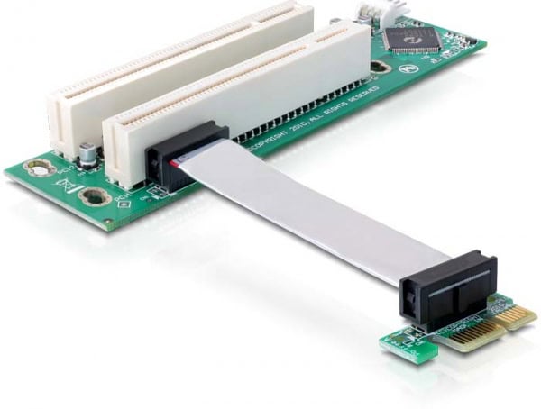 DeLOCK PCI-E/2x PCI interfacekaart/-adapter Intern (41341) thumbnail