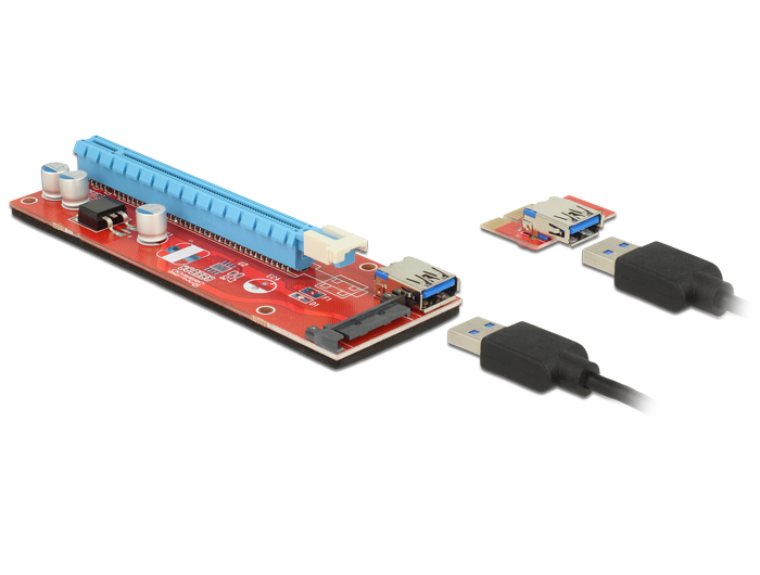 DeLOCK 41423 interfacekaart/-adapter Intern PCI, SATA, USB 3.2 Gen 1 (3.1 Gen 1) (41423) thumbnail