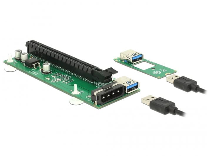 DeLOCK 41428 interfacekaart/-adapter Intern PCIe, USB 3.2 Gen 1 (3.1 Gen 1) (41428) thumbnail
