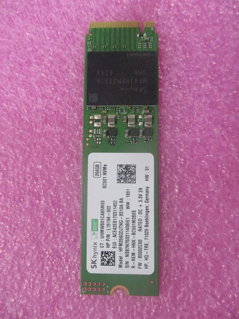 HP SPS-SSD 128GB M.2 2280 PCIe TLC Value (L62285-001.L63012-001.L85346-002.M03755-001) thumbnail