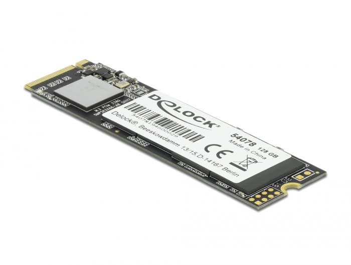 DeLOCK 54078 internal solid state drive M.2 128 GB PCI Express 3.0 TLC NVMe (54078) thumbnail
