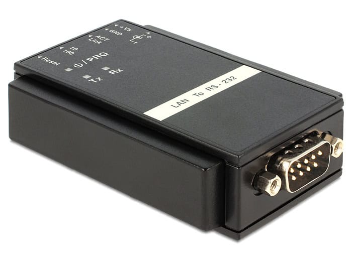 DeLOCK 62504 tussenstuk voor kabels RS-232 RJ45 Zwart (62504) thumbnail