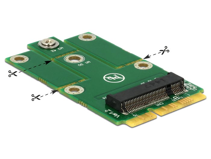DeLOCK 62654 interfacekaart/-adapter Intern M.2 (62654) thumbnail