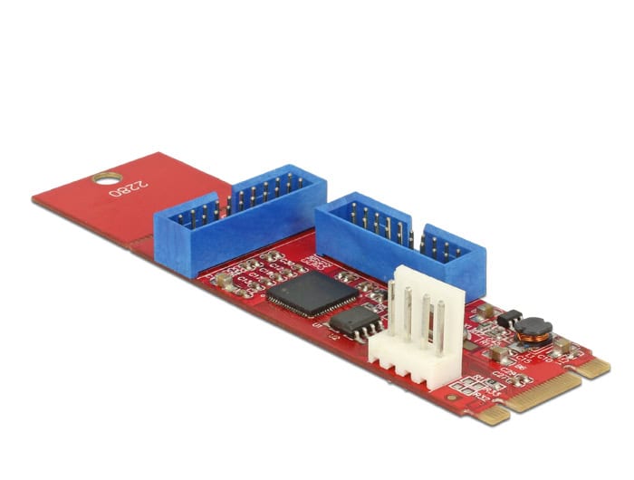 DeLOCK 62843 interfacekaart/-adapter Intern USB 3.2 Gen 1 (3.1 Gen 1) (62843) thumbnail