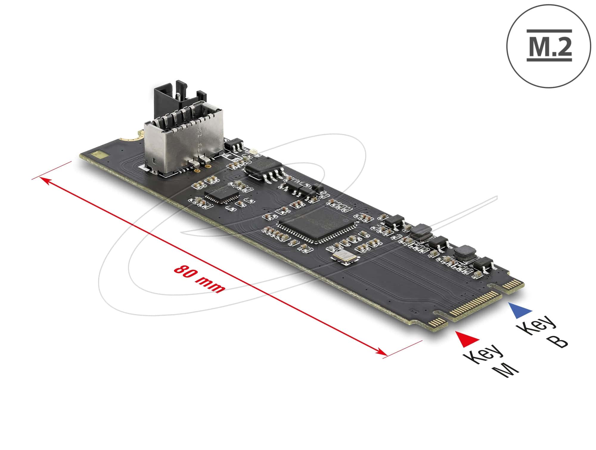 Delock Converter M.2 Key B+M male to 1 (63330) thumbnail