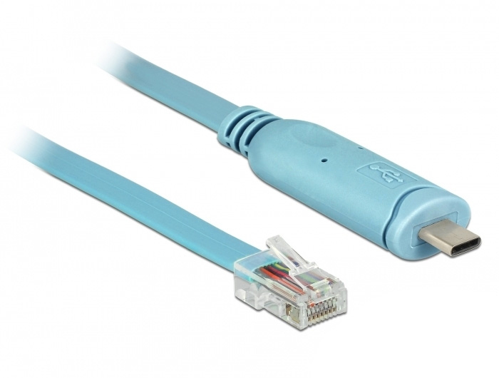 DeLOCK 63914 seriële kabel Blauw 3 m USB Type-C RJ45 (63914) thumbnail