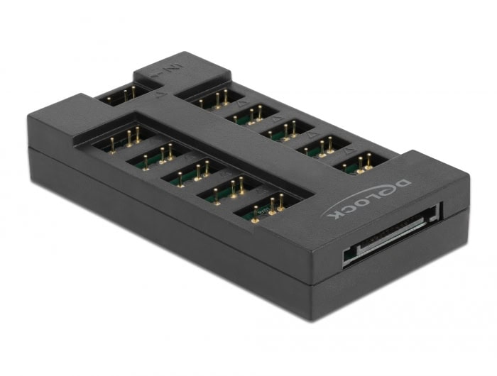 DeLOCK 64128 interface hub Zwart (64128) thumbnail