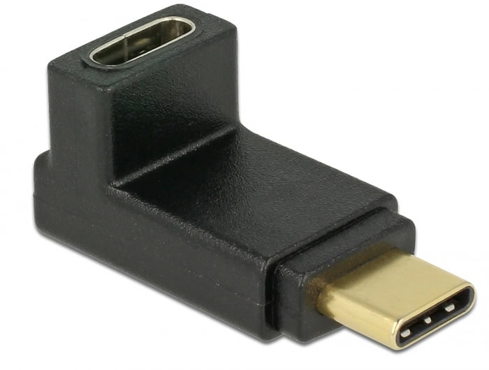 DeLOCK 65914 tussenstuk voor kabels 1 x USB Type-C Male 1 x USB 3.1 Gen 2 Type-C™ female Zwart (65914) thumbnail
